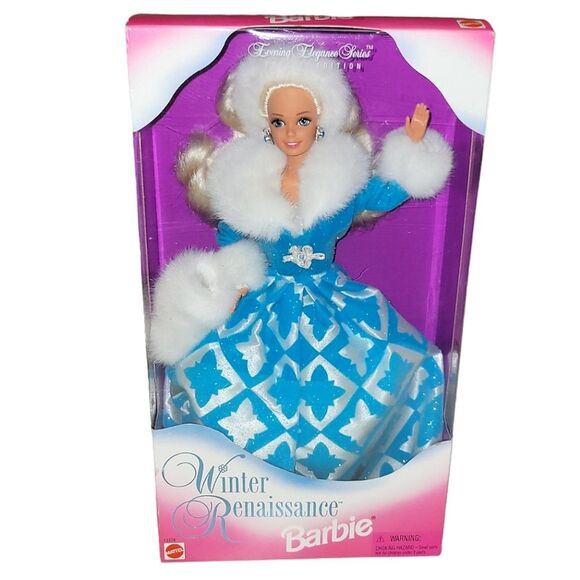 New Vintage 1996 Winter Renaissance Barbie Doll - Picture 1 of 5